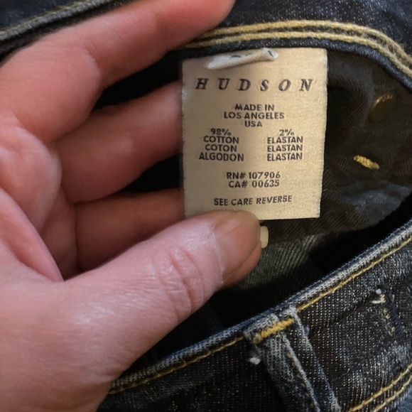 Hudson Jeans Sz 27 straight leg - Picture 4 of 6